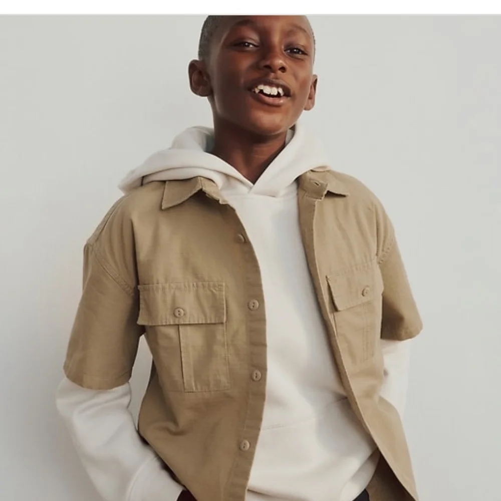 GAP Kids Rip Stop Utility Shirt L